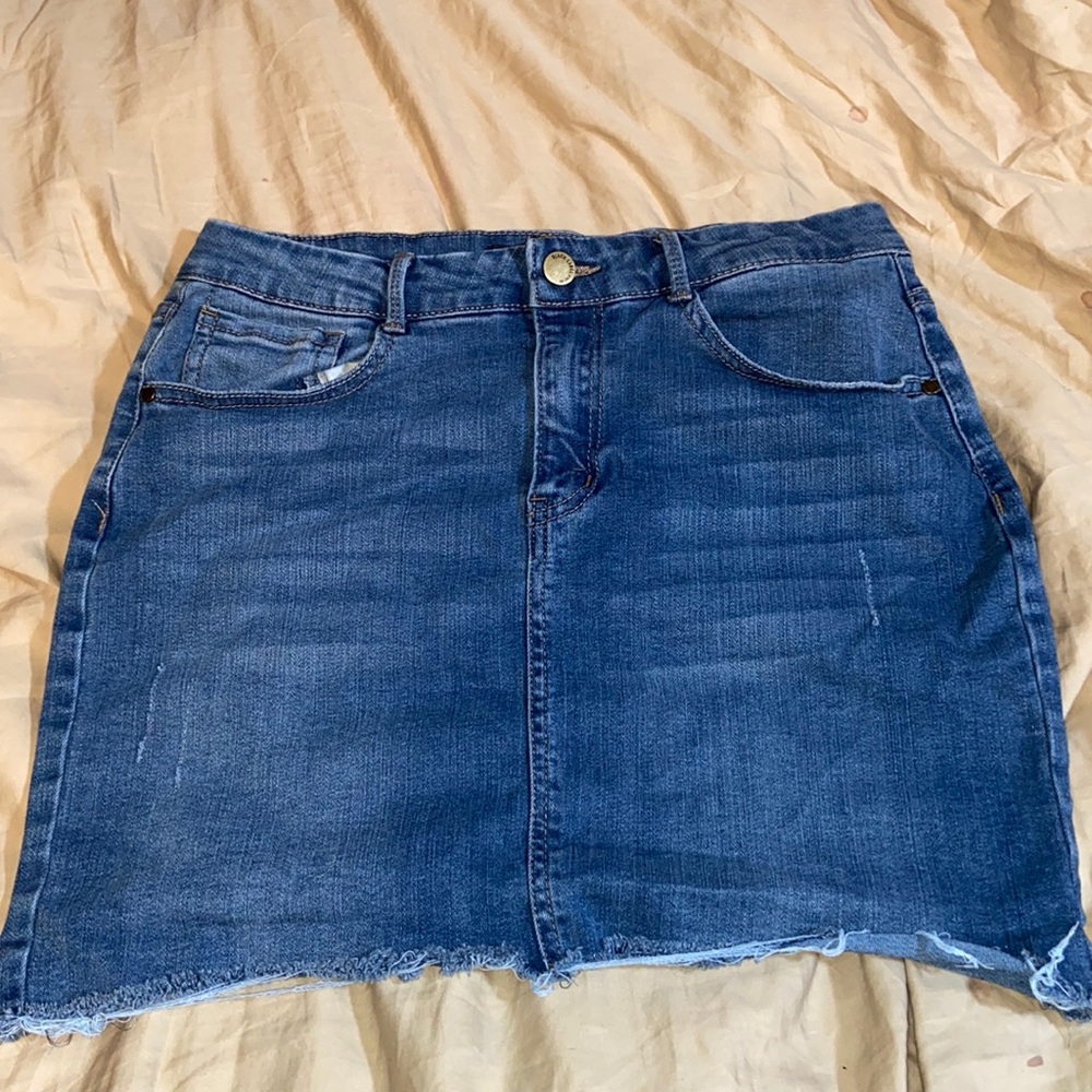 Black Label Jean Skirt